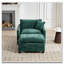 Fauteuil club en tissu d'ameublement en chenille-1660826298