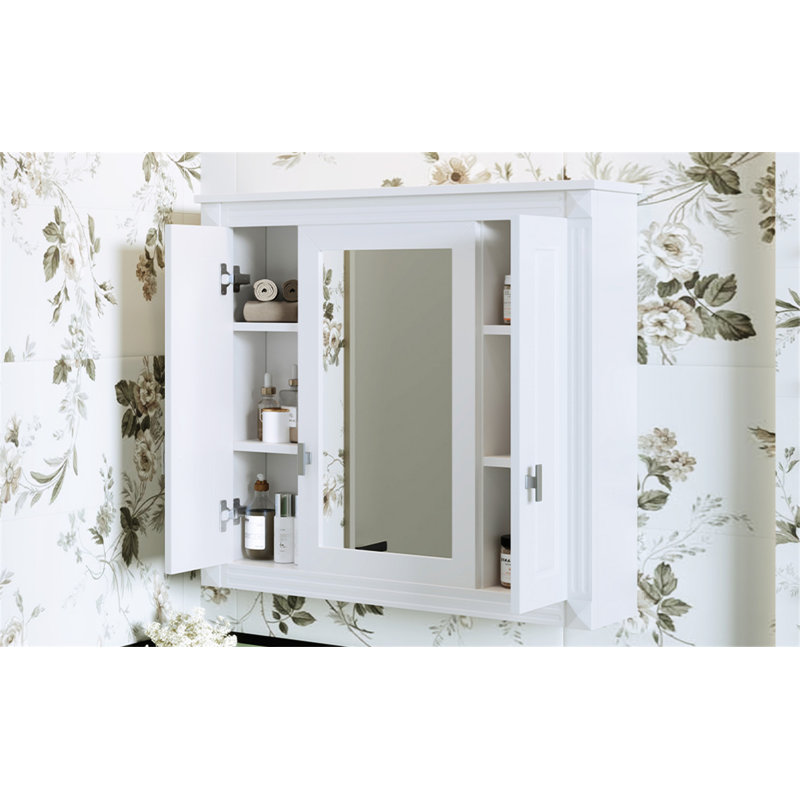 Armoire murale de salle de bain avec miroir