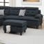 Canapé modulaire en lin-831384338