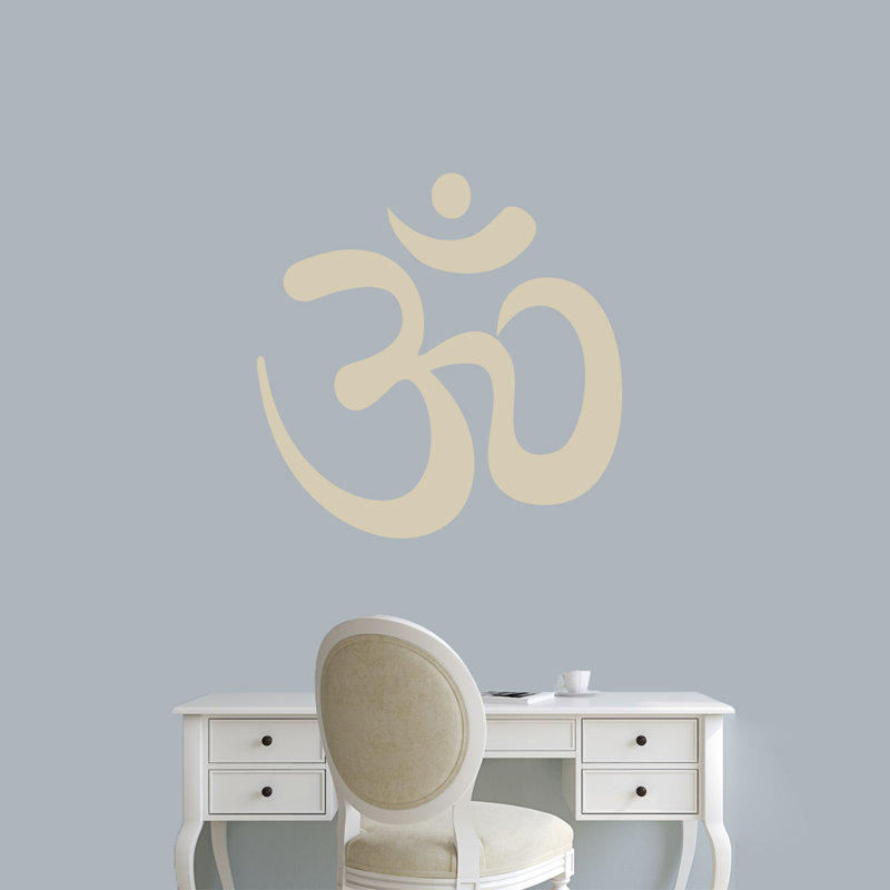 Adhésif décoratif Om, Beige