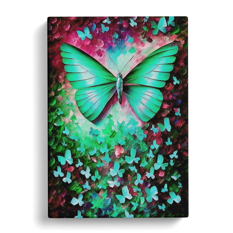 Solo Butterfly No.1 - Wrapped Canvas Print, 50cm H x 35cm W x 3cm D
