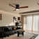 Ceiling Fans with Lights Dimmable and Remote Control Flush Mount