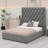 Tall Headboard Upholstered Bed With Handmade Deep Button Tufted-108813556