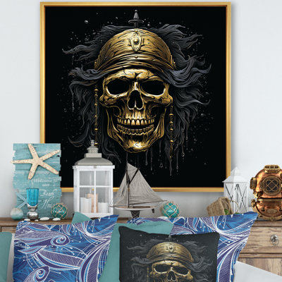 " Jolly Roger Pirate Rising Symbol "