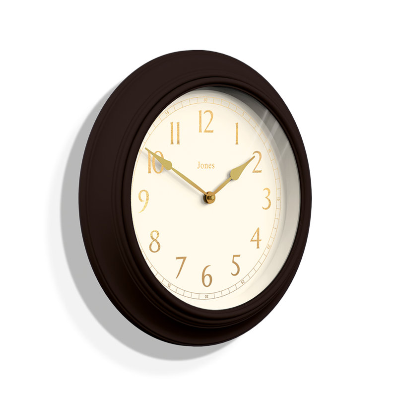 Acrylic Wall Clock, Mocha Brown