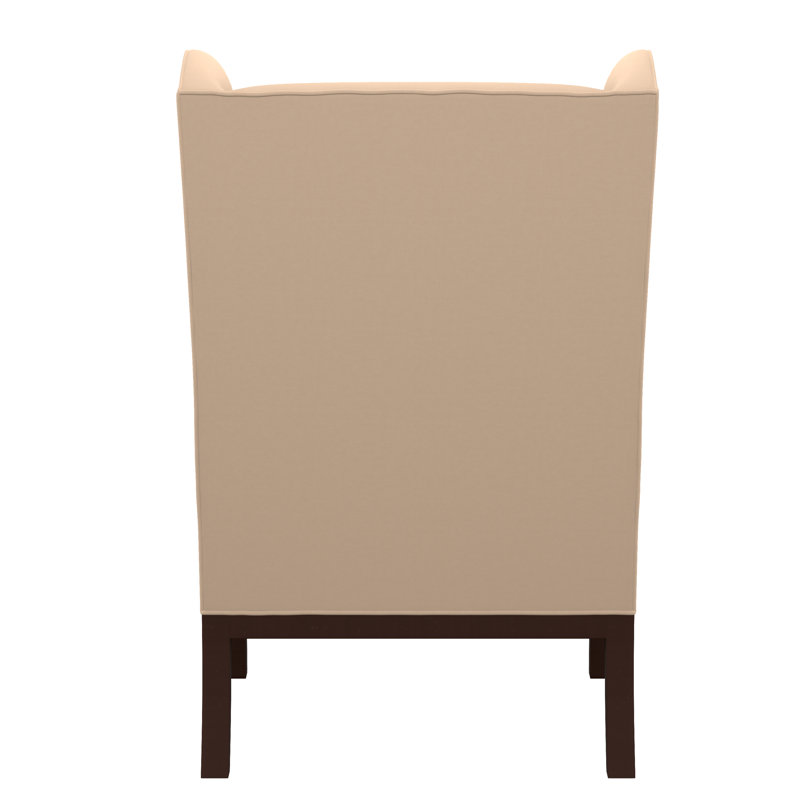 Barley Wingback Chair, F5219-Ivory, Tobacco, No