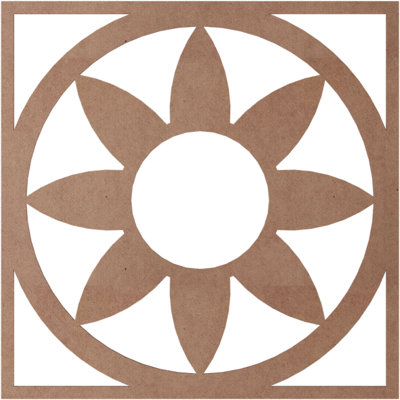 Blume Wood Fretwork Pierced Ceiling Medallion