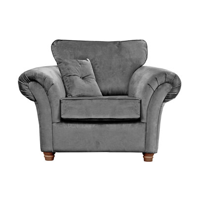 Lila Velvet Accent Chair