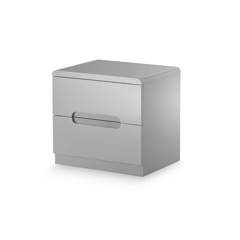 Mulak 45cm W Bedside Table, Grey