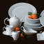 Aegean Porcelain Dinnerware Set - Service for 1