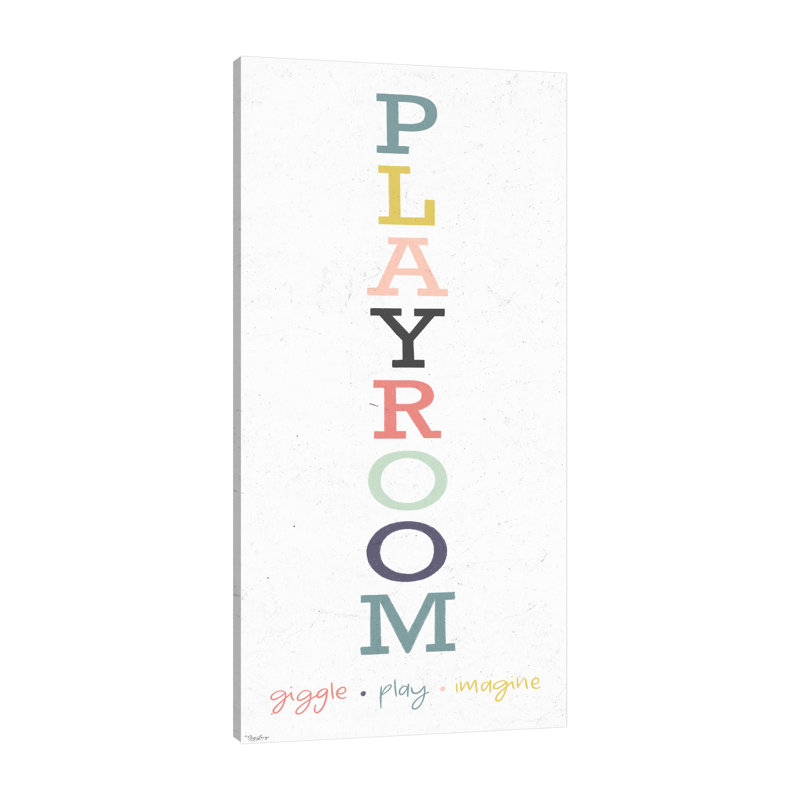 "Playroom 2", toile tendue par Gigi Louise, H 48 po x l 24 po x P 1,5 po