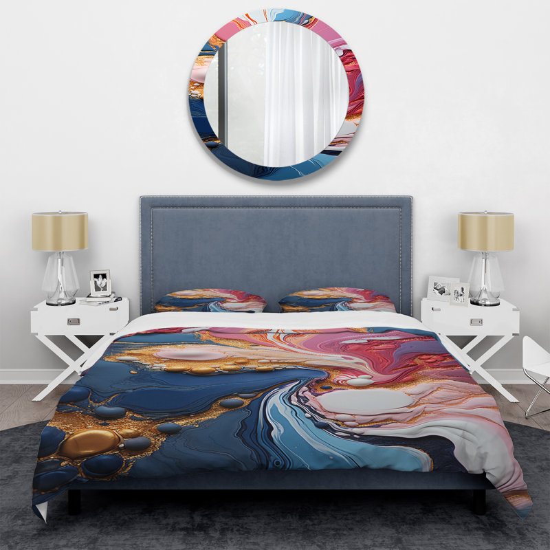 Ensemble de housse de couette Trippy, Housse de couette pour très grand lit