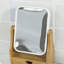 Crook Wood Flat Floor Mirror with Shelves
