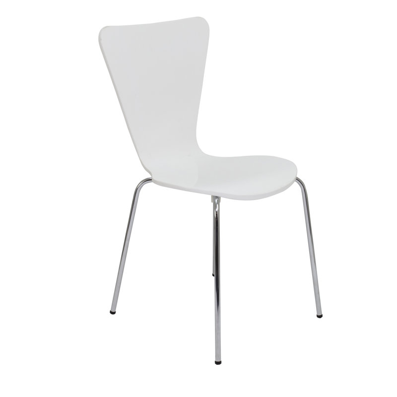 Rolph Stacking Chair, White