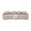 Canapé modulaire modulaire en tissu de laine d'agneau-1393384996