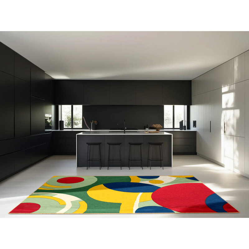 Snappy Strut Rug, Square 4'