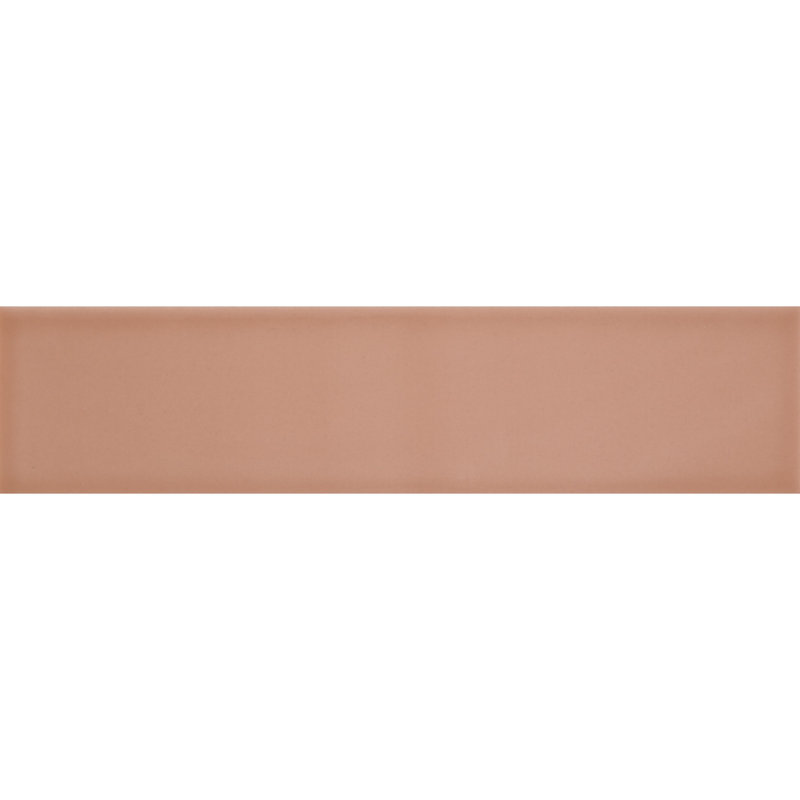 Curvaceous 3" x 12" Ceramic Wall Tile, Blush