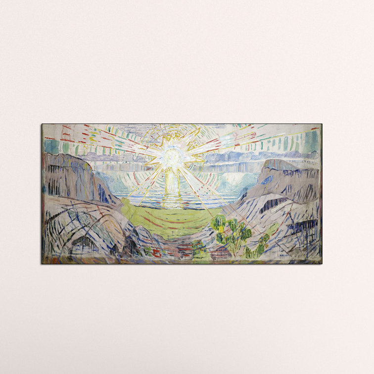 Edvard Munch - Wrapped Canvas Painting, 50cm H x 100cm W x 1.8cm D