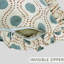 Coussin décoratif en lin imprimé à la main par Fab Fabine Boho Chic-121183232