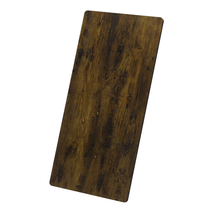 Solid One-piece Desk Top Plus Brown, Brown Wood