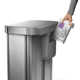 Simplehuman 58L / 15.3 Gallon Hands-Free Dual Compartment Recycling Kitchen Step Trash Can with Lid
