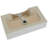 Bathroom Sink 21X12 Inch - Wall Mounted White Ceramic With Single Faucet Hole And Overflow, Stain , Design Mount Resistance, Fabulous