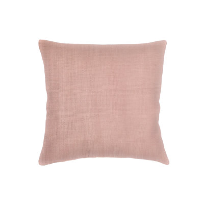 Coussin en lin rose 26x26