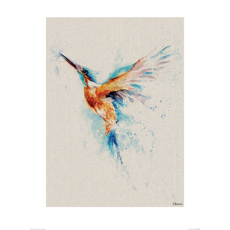 A Quick Dip - Wrapped Canvas Print, 80cm H x 60cm W x 0.01cm D, Paper