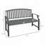 Outdoor Garden Bench, Metal Benc