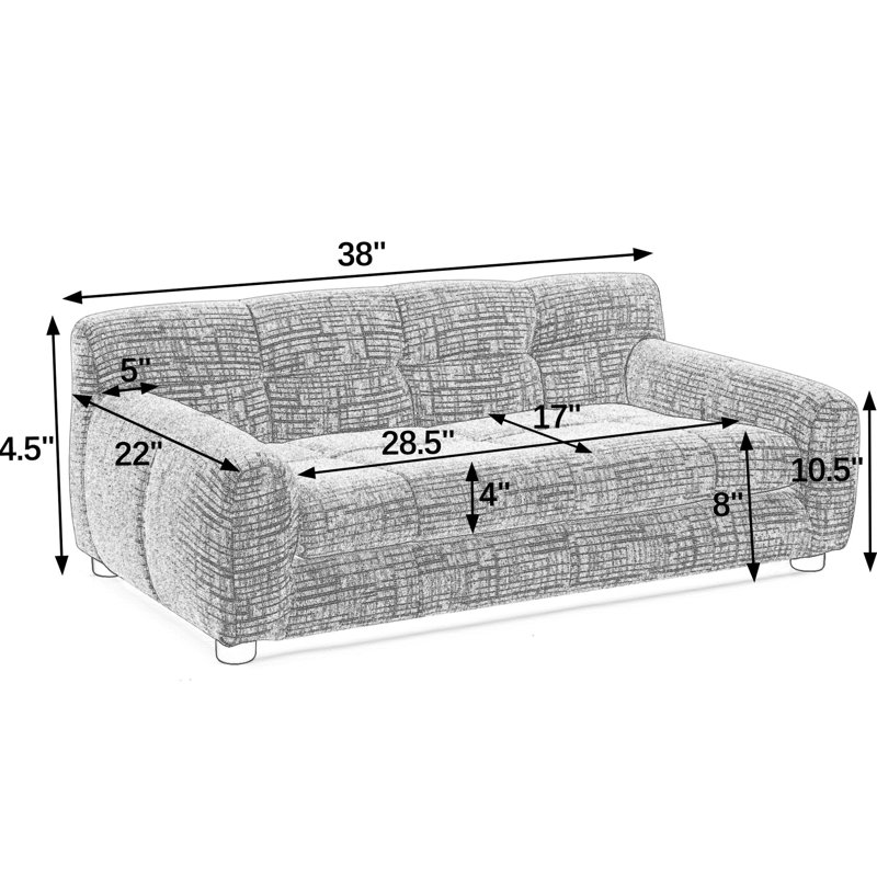 Chien beige pour moyen et grand - Moderne avec durabilité pour animaux de compagnie et ergonomique - Tissu, Beige