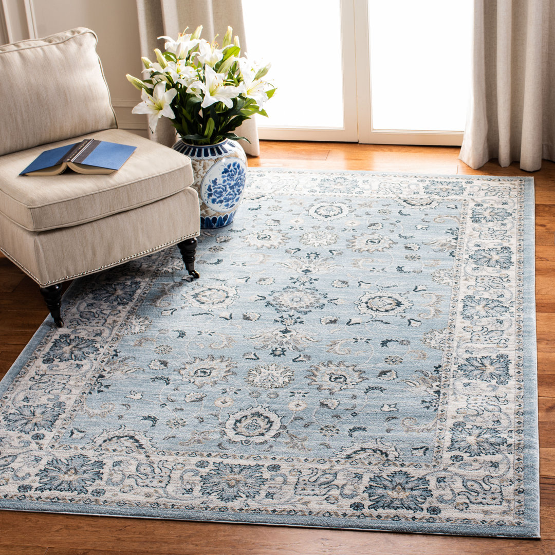 Swinehart Oriental Hand Woven Area Rug