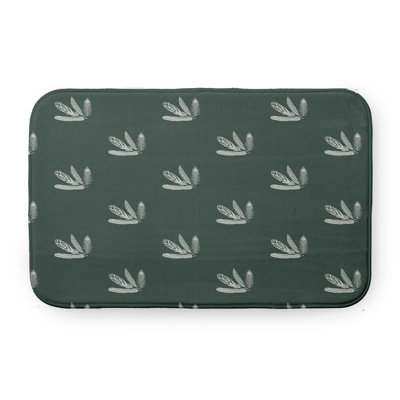 Napperon à motif de plumes