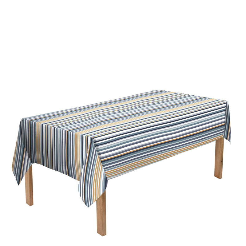 Ortansa Striped Water Repellent Tablecloth, 150cm W x 215cm L