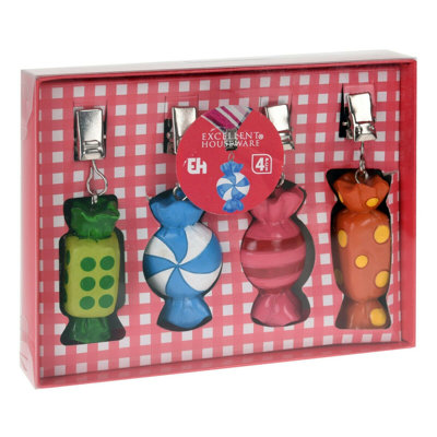 Set Of 4 Candy Tablecloth Weight