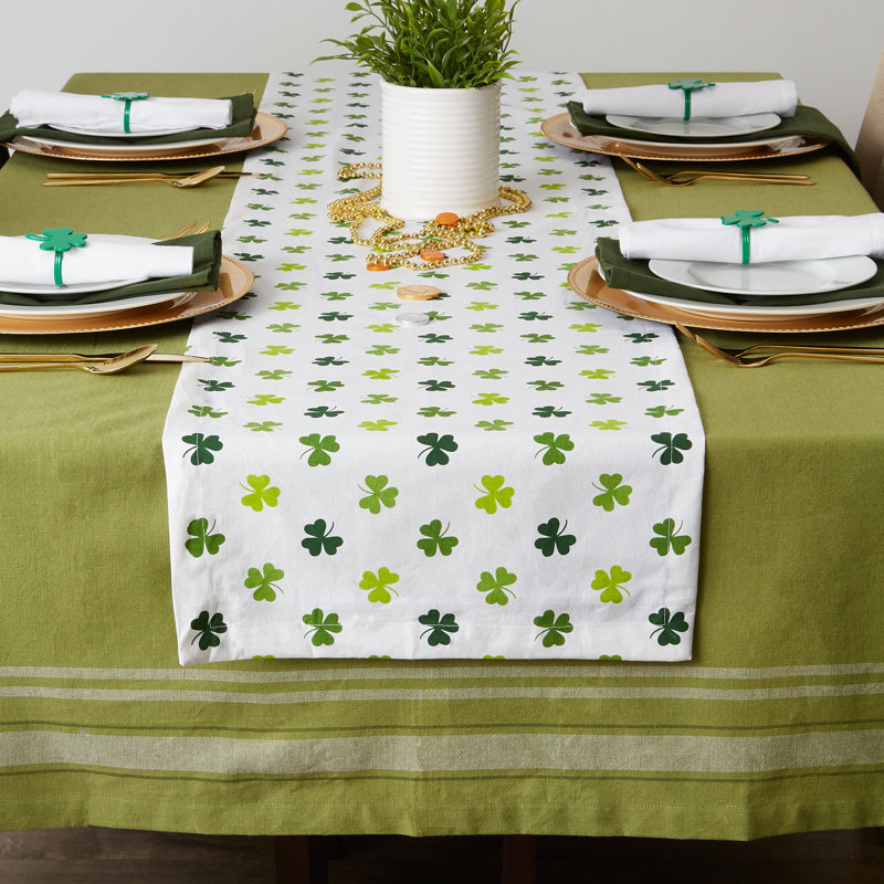 Poff Shamrock Shake Printed Table Runner