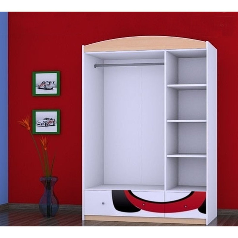 Olin 3 Door Wardrobe, Beige