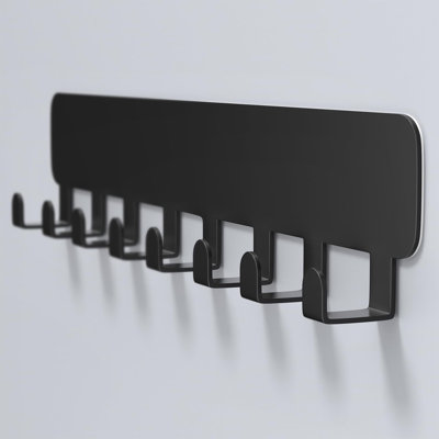 Metal Wall Organizer with Key Hooks