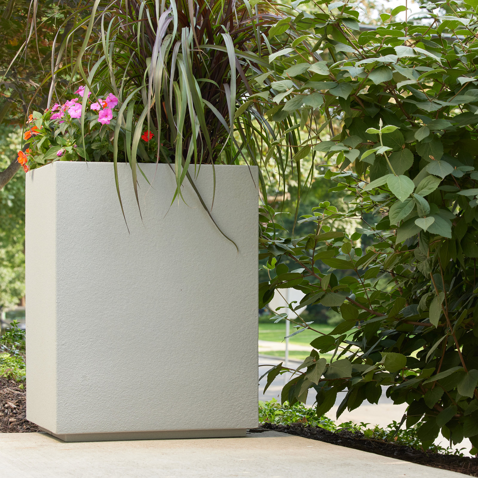  23" Planter Box, Concrete Gray