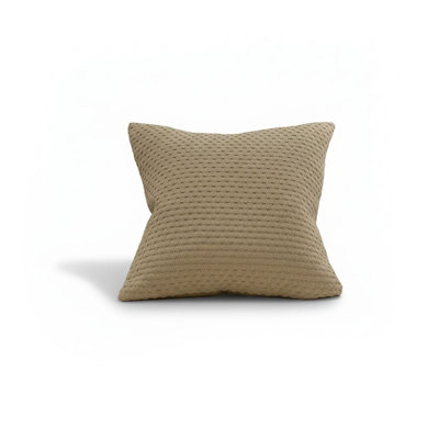 Natural Square Throw Pillow Cover