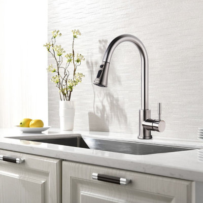 SOUEEUM Pull Down Kitchen Faucet