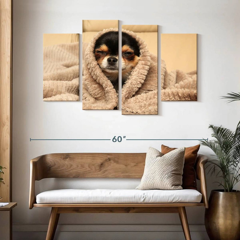 Brampt Cozy Chihuahua Dog, 32" H x 52" W