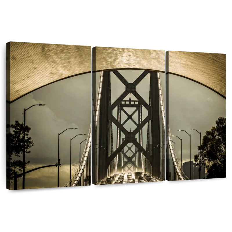 Lilie Bridge Traffic, 28" H x 45" W