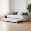 Upholstered Velvet Daybed with Trundle Bed-593657082
