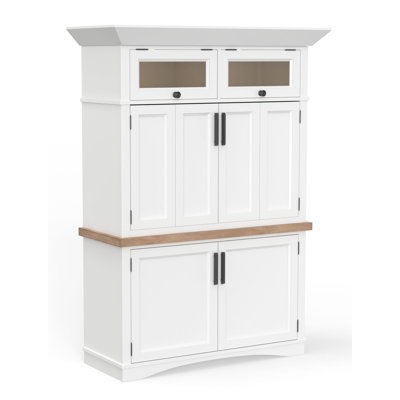 Bankhead Solid Wood Top Writing Desk with Power Outlet