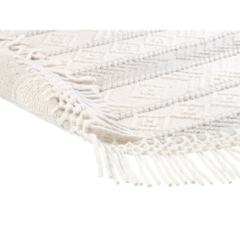 Round Owasa Geometric Hand Woven 140cm X 140cm Area Rug
