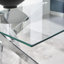 Lenworth Glass Rectangular Dining Table Set with 4 Luxury Velvet Chairs-89676791-89676804