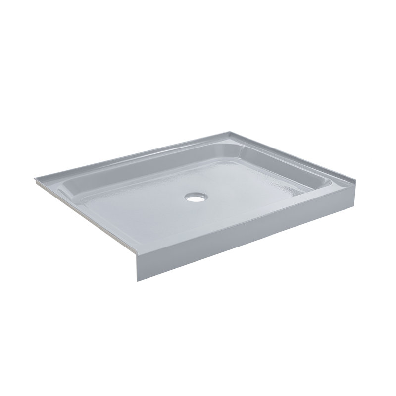 Base de douche 48 po x 36 po Voltaire, Centre, Gris