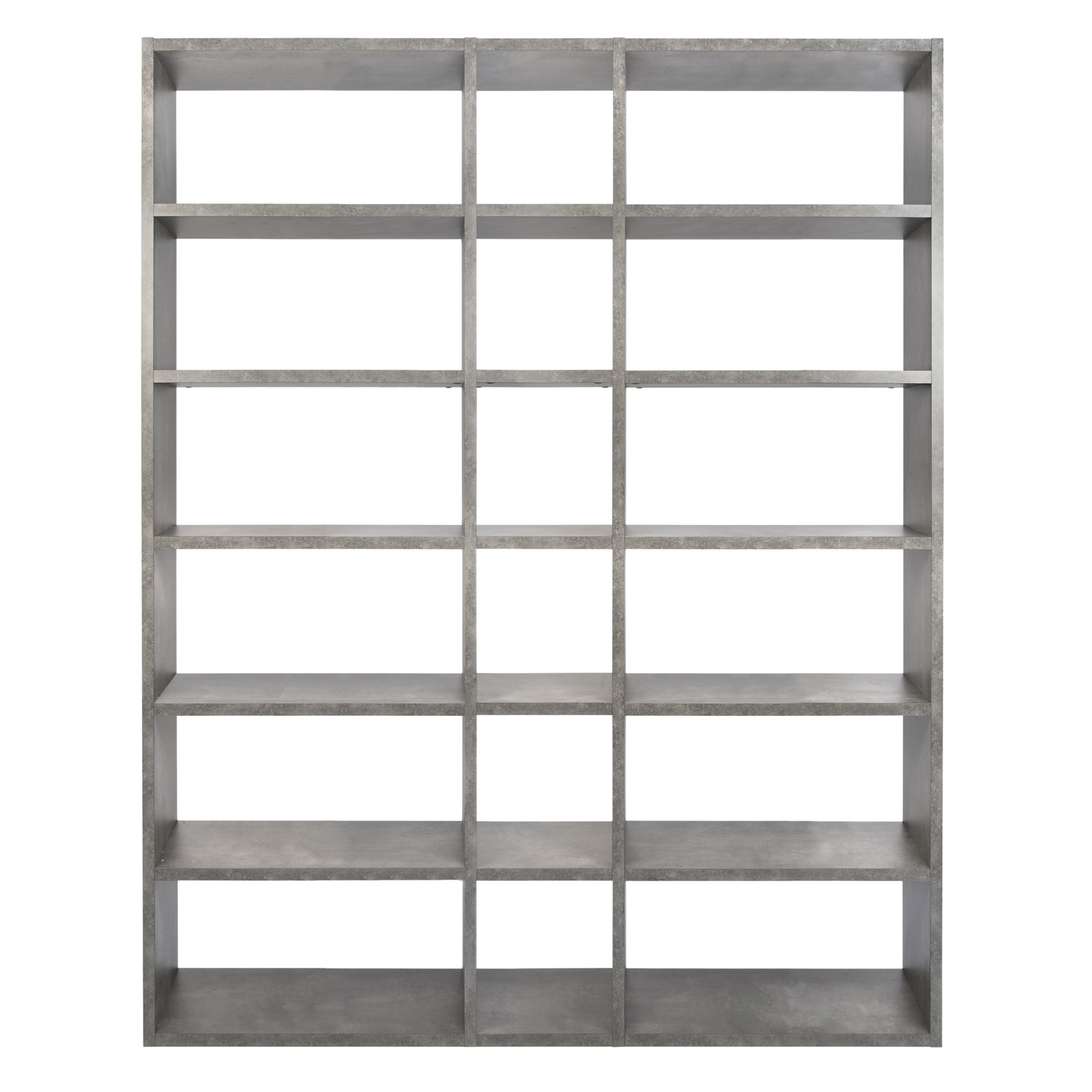 Araeya Geometric Bookcase, Concrete