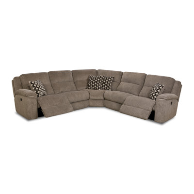 Campbell Power Reclining Sectional with Right-Side USB