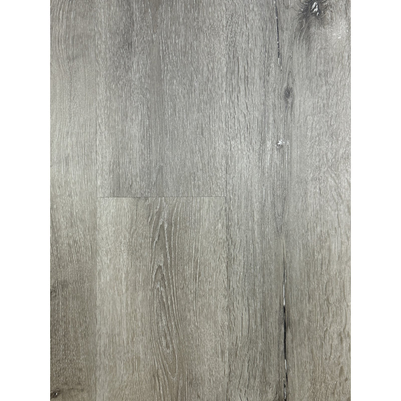 Spc Luxury Vinyl Plank Flooring, 7.2 In. X 48 In., 5.3 Mm Thick With 1 Mm Attached Ixpe Pad, 20 Mil Wear Layer, Uniclic Click Lock, Embossed Wood Look, Micro-bevel